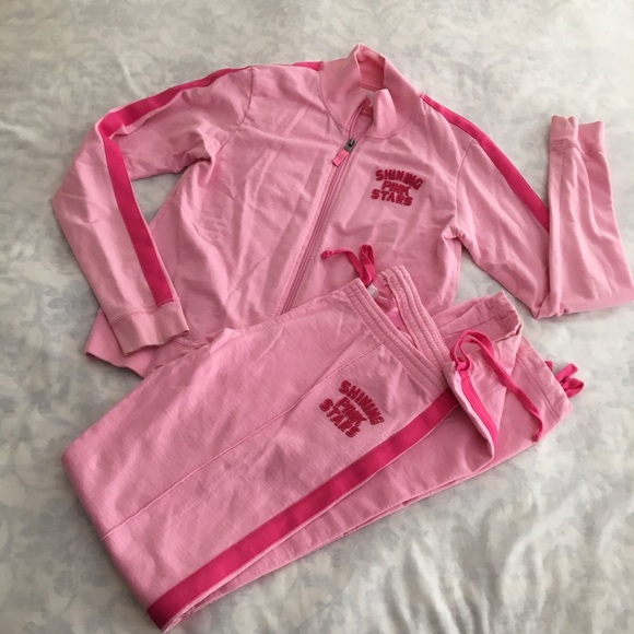 Pink tracksuit womens victoria secret shop